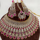 AD Ruby Red Bridal Choker