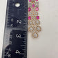 American Diamond Ruby Red Stone Bridal Choker