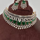 AD Color Stone Choker - Green