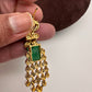 AD Color Stone Choker - Green