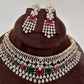 AD Color Stone Choker - white