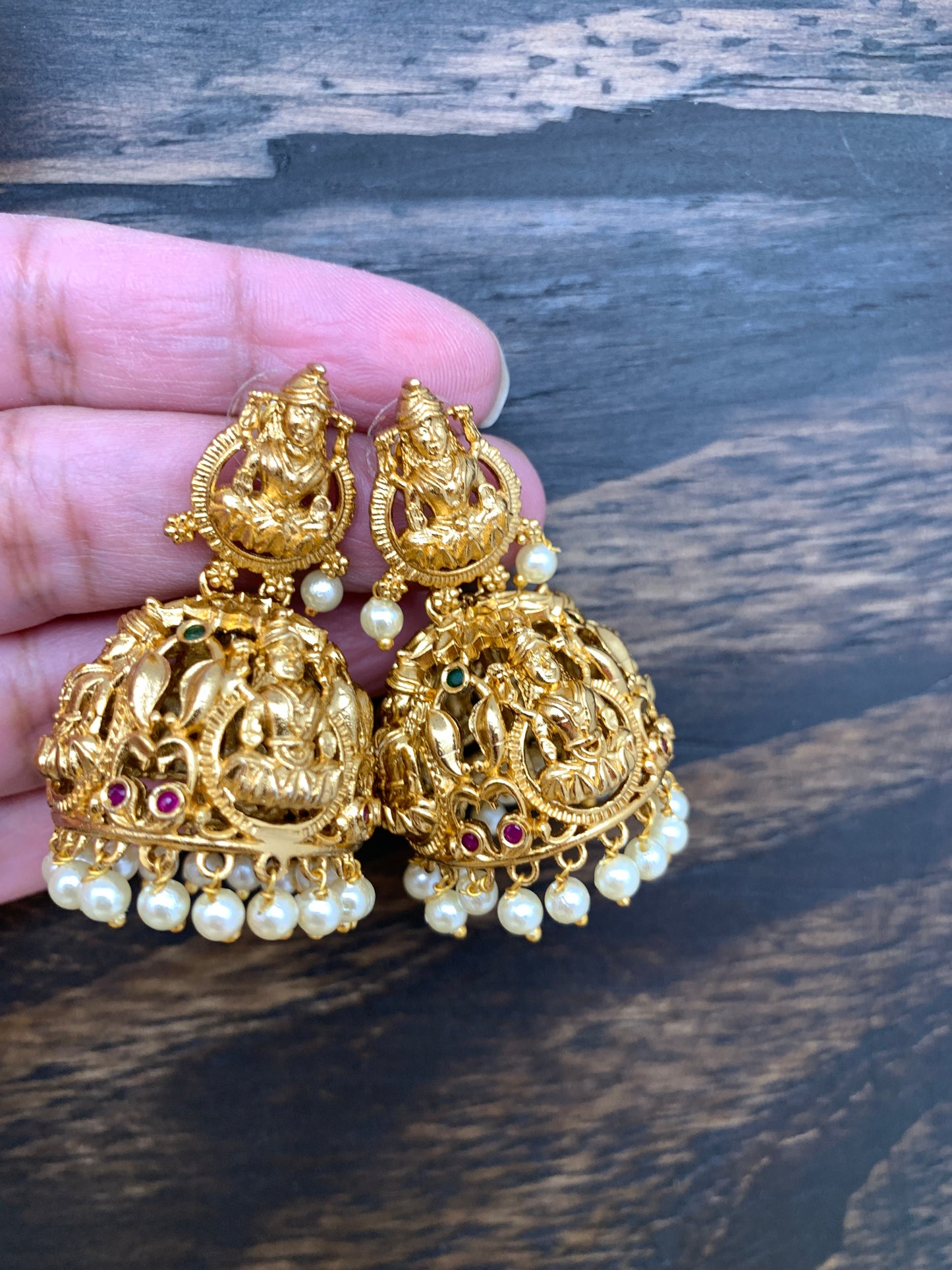 Lakshmi devi jhumkas Clearance