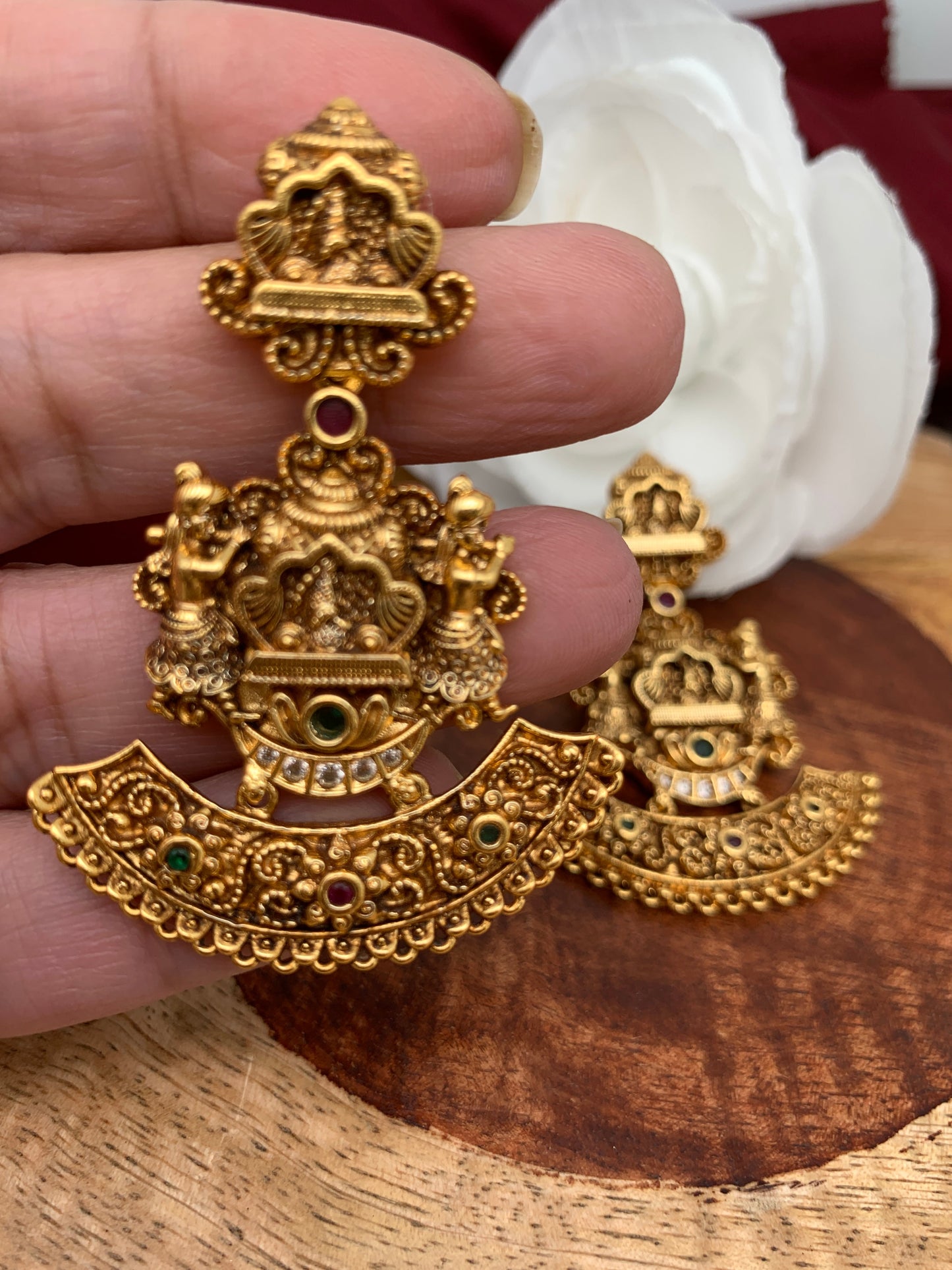 Doli Palki Nakshi Matte Finish Earrings