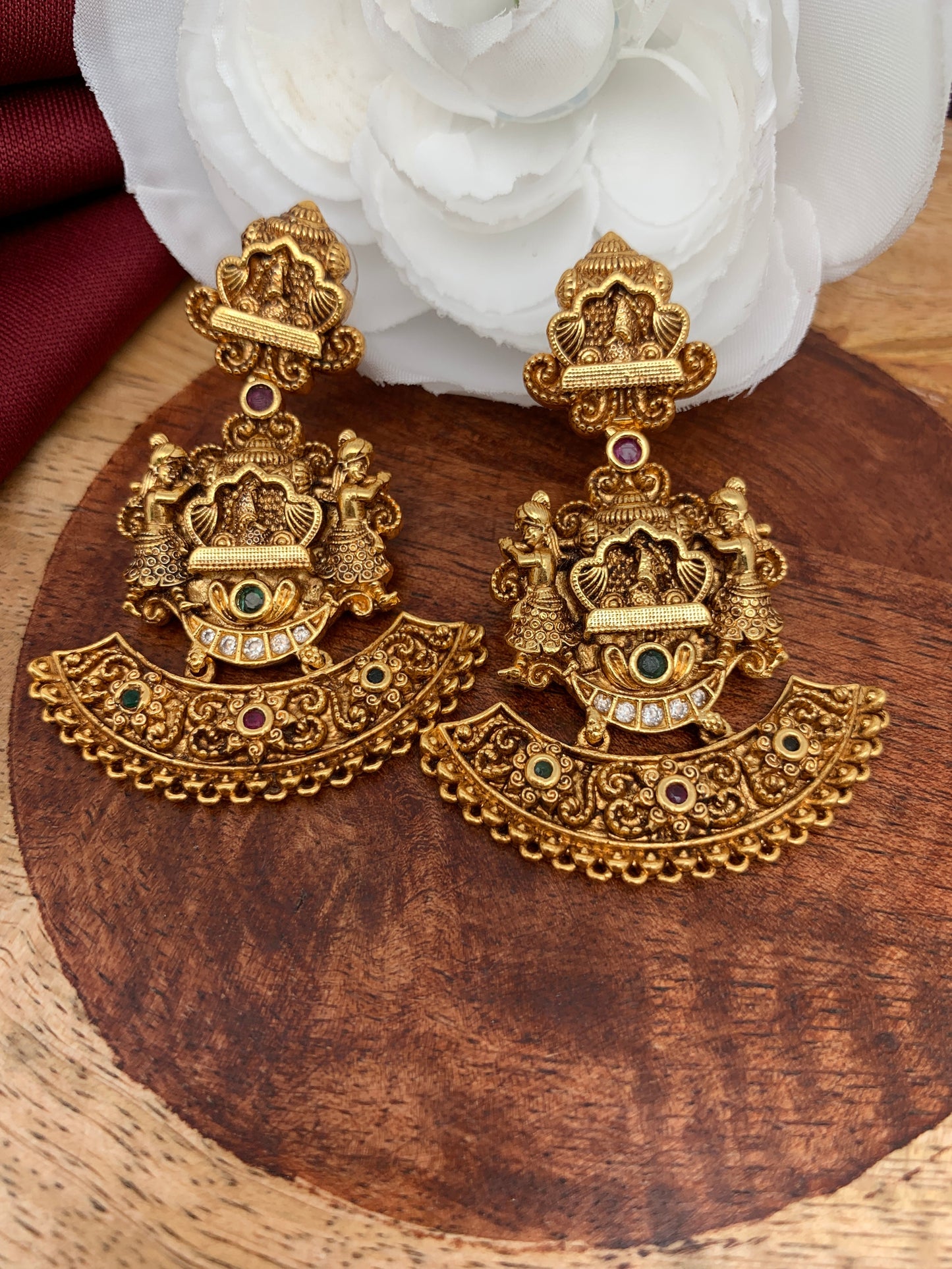 Doli Palki Nakshi Matte Finish Earrings
