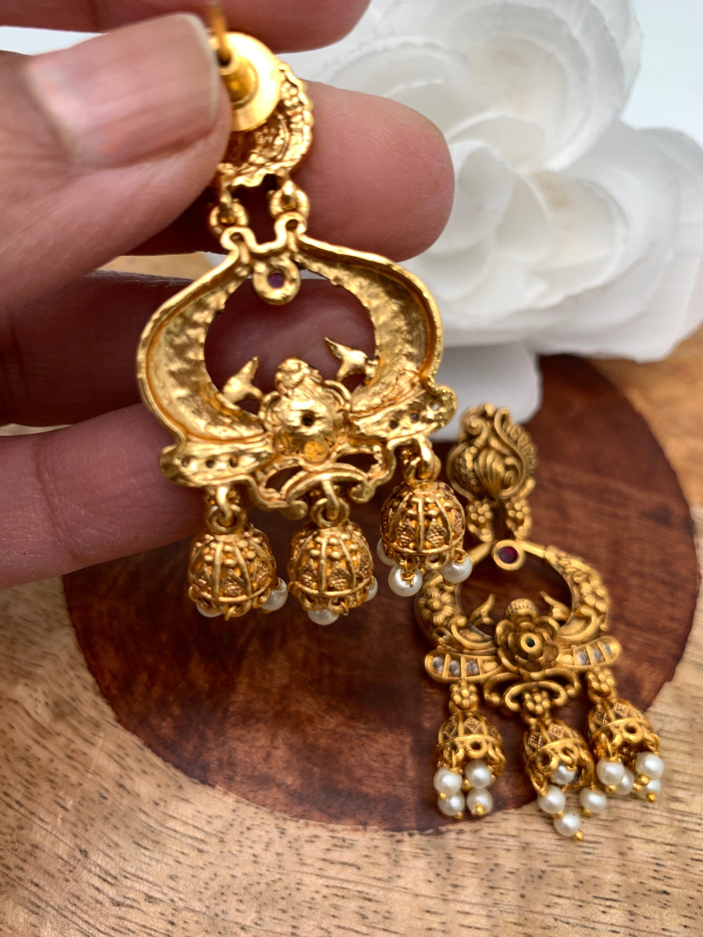 Peacock Nakshi Earrings