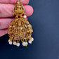 Matte Goddess Lakshmi Nakshi Earrings