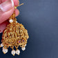 Matte Goddess Lakshmi Nakshi Earrings