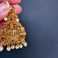 Matte Goddess Lakshmi Nakshi Earrings