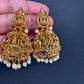 Matte Goddess Lakshmi Nakshi Earrings