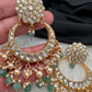 Jadau Kundan Chandbali Earrings
