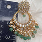 Jadau Kundan Chandbali Earrings