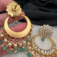 Jadau Kundan Chandbali Earrings