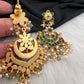 Jadau Kundan Green Earrings