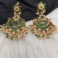 Jadau Kundan Green Earrings