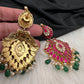Jadau Kundan Pink Earrings