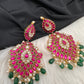Jadau Kundan Pink Earrings