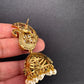 Peacock Multi Stone Matte Jhumka
