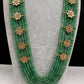 Six Line Green Emerald Beads Necklace