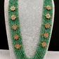 Six Line Green Emerald Beads Necklace