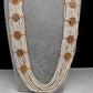 Six Line Pearls Beads Necklace