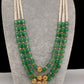 Emerald Pearls Nakshi Multi Layer Necklace