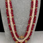 Ruby Pearls Nakshi Multi Layer Necklace
