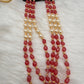Ruby Pearls Nakshi Multi Layer Necklace
