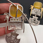 German Silver Oxidized Hasli Necklace - Yellow