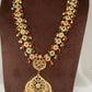 Hyderabadi Jadau Navratan Stone Multi Color Beads and Pearls Long Necklace