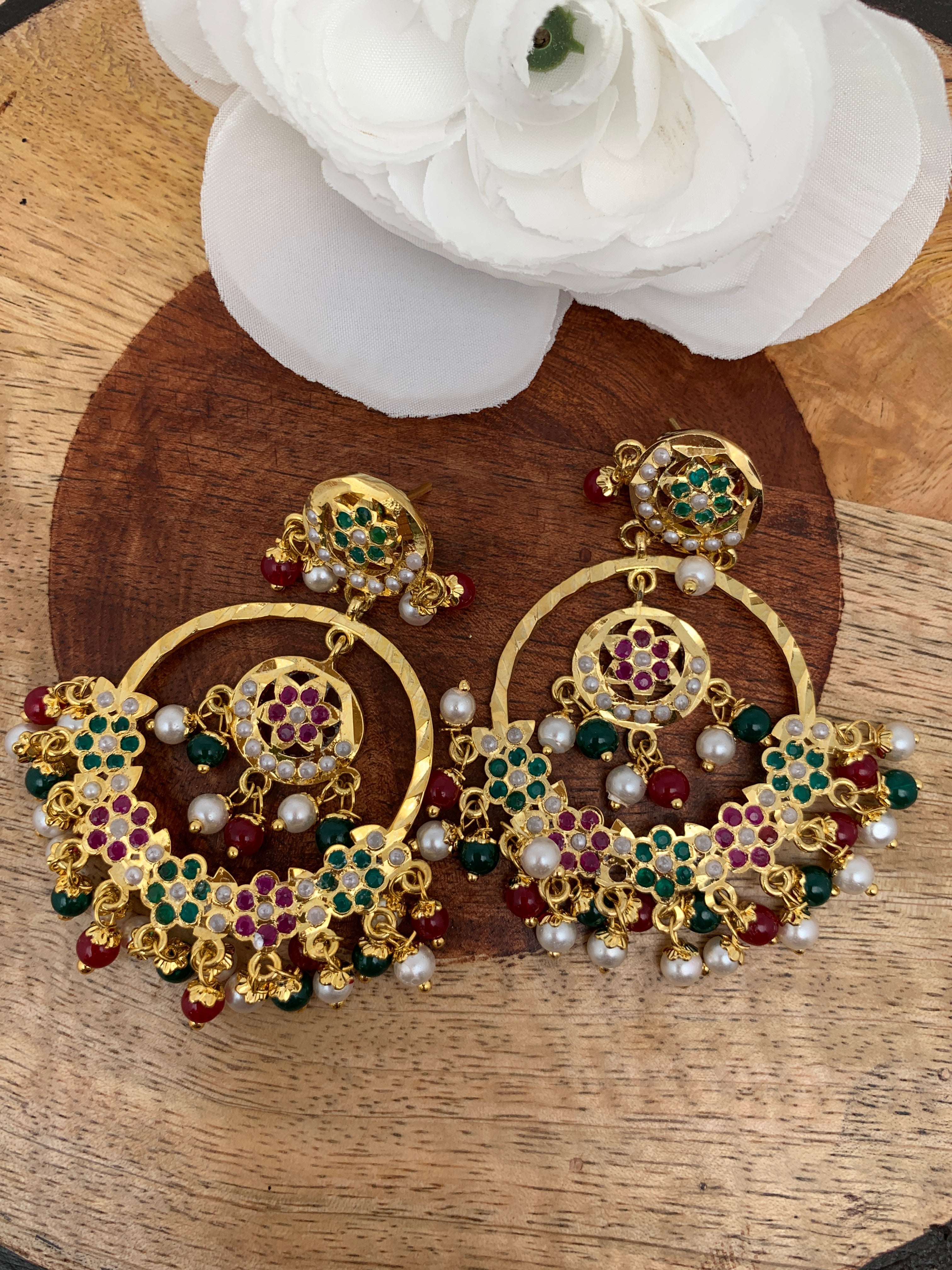 Discover Stunning Chandbali Earrings for Navratri | Myntra