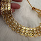 Red Jadau Kundan Statement Neckline Necklace