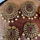 Matte Finish CZ Jada Billa Hair Pin Set