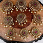 Matte Finish CZ Jada Billa Hair Pin Set
