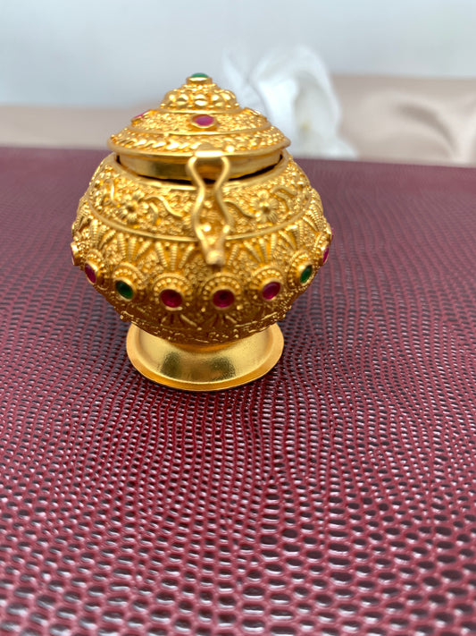 Multi Stone Kumkum Box