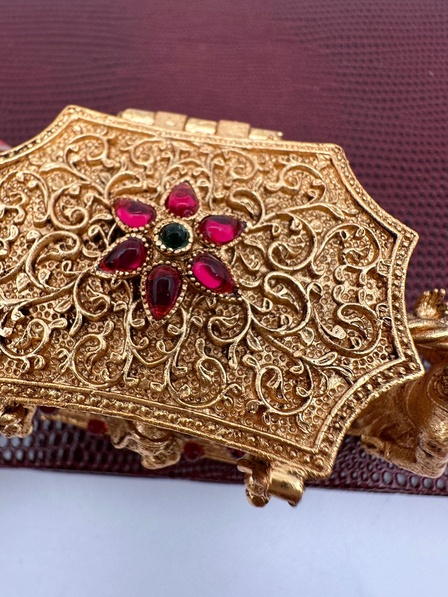 Doli Design Matte Finish Kumkum Box Bharani
