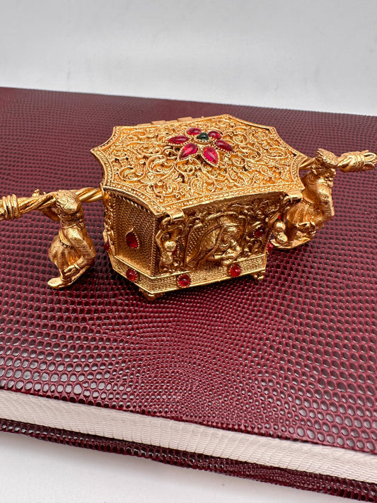 Doli Design Matte Finish Kumkum Box Bharani