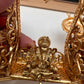 Ganesha Swing Design Matte Finish Haldi Kumkum Box Bharani