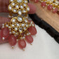 Kundan AD Pink Beads Choker