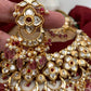 Kundan Pink Beads Neckline Necklace