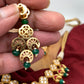 Kundan Floral Short Necklace