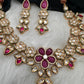 Kundan Floral Short Necklace