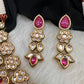 Kundan Floral Short Necklace
