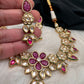 Kundan Floral Short Necklace