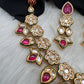 Kundan Floral Short Necklace