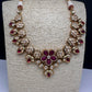 Kundan Floral Short Necklace