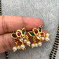 Floral Pendent CZ Navratan Stone Mangalsutra