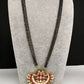 Jadau Kundan Black Beads Mangalsutra Necklace