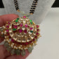 Jadau Kundan Black Beads Mangalsutra Necklace