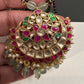 Jadau Kundan Black Beads Mangalsutra Necklace