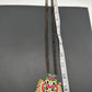 Jadau Kundan Floral Black Beads Mangalsutra Necklace